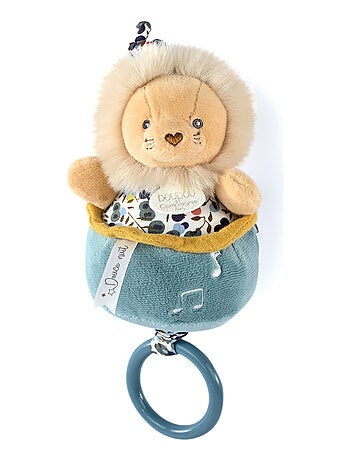 Doudou musique polyester collection BOH'AIME Lion