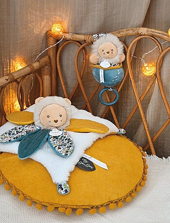 Doudou musique polyester collection BOH'AIME Lion