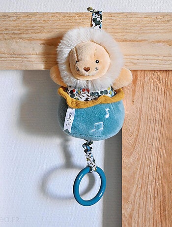 Doudou musique polyester collection BOH'AIME Lion