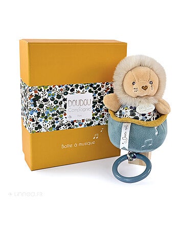 Doudou musique polyester collection BOH'AIME Lion
