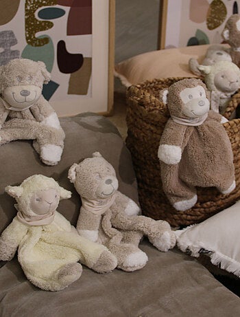 Doudou ours beige