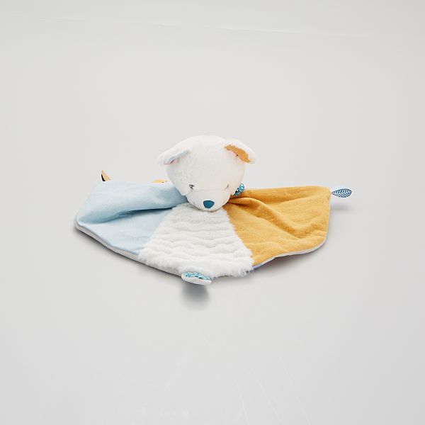 Doudou Ours Bebe Fille Blanc Bleu Kiabi 8 00