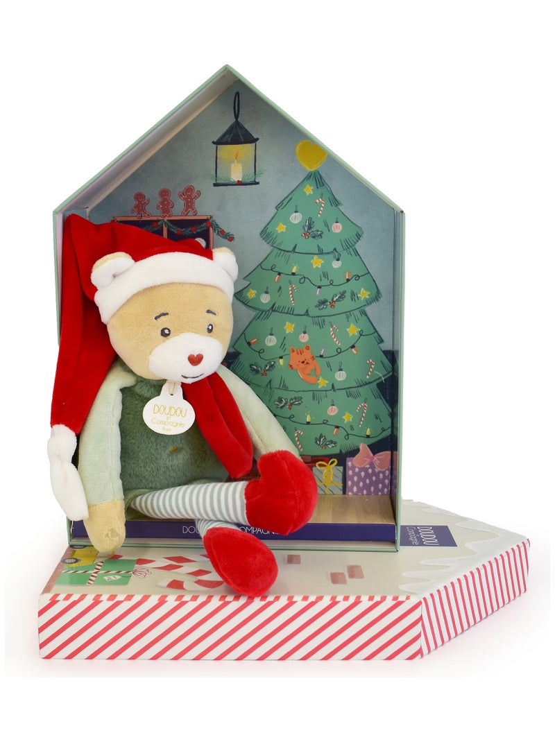 Doudou ours collection DOUDOU FARCEUR Duo farceur Vert - Kiabi