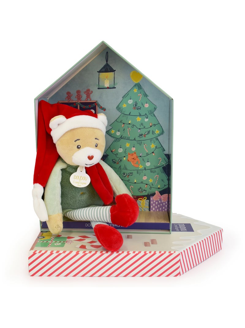 Doudou ours collection DOUDOU FARCEUR Ours Cotillon Bleu - Kiabi