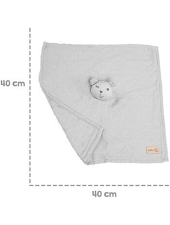 Doudou ours en coton bio certifié Oeko-Tex 'Lil Planet' ROBA