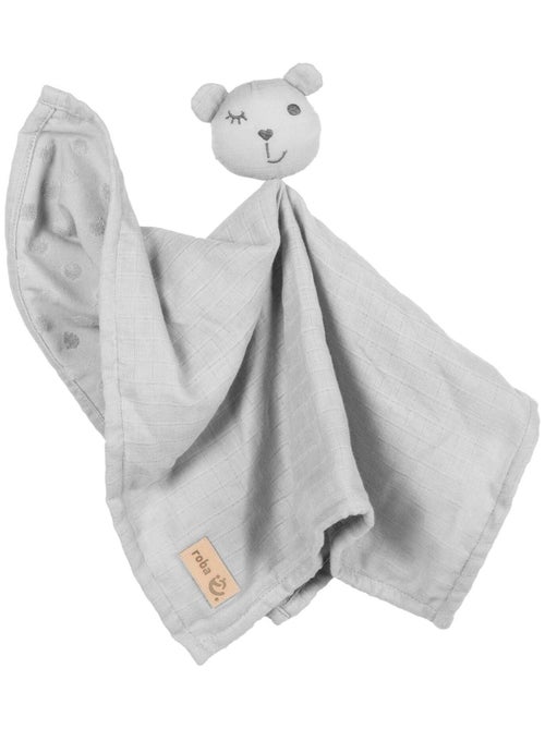 Doudou ours en coton bio certifié Oeko-Tex 'Lil Planet' ROBA - Kiabi
