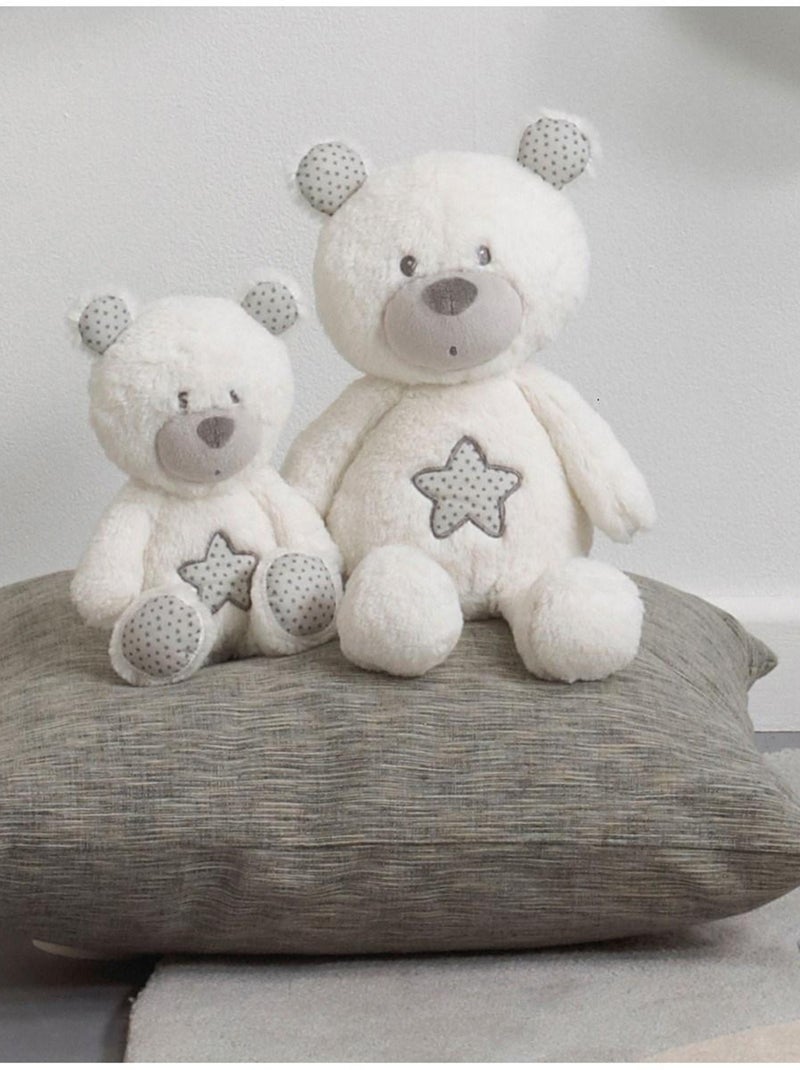 Doudou Ours en polyester - SAUTHON Blanc Gris - Kiabi