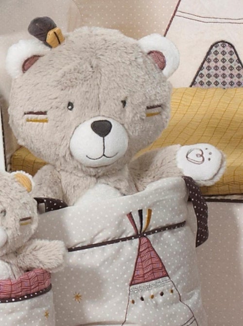 Doudou Ours en velours - SAUTHON - Kiabi