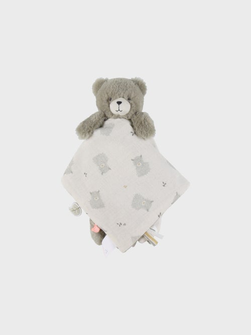 Doudou Ours réversible Jour & Nuit - Orso Noukie's - Kiabi