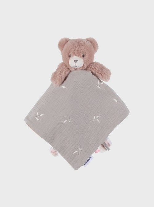 Doudou Ours réversible Jour & Nuit – Orso Noukie's - Kiabi