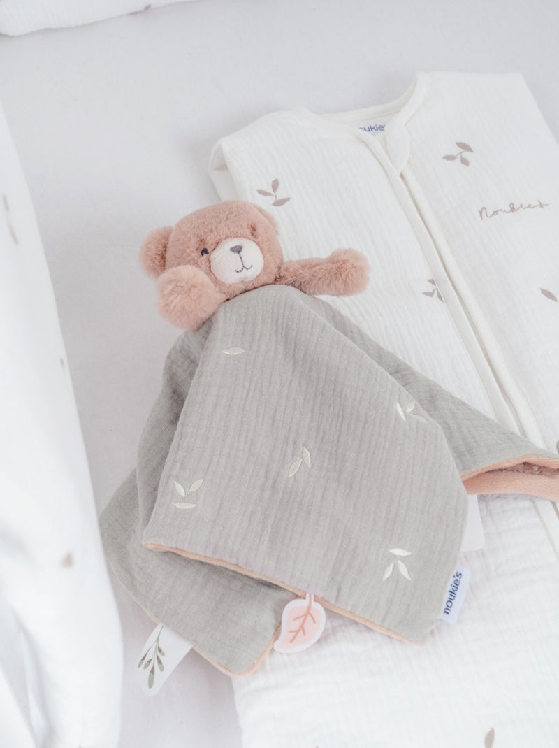 Doudou Ours réversible Jour & Nuit – Orso Noukie's Rose - Kiabi