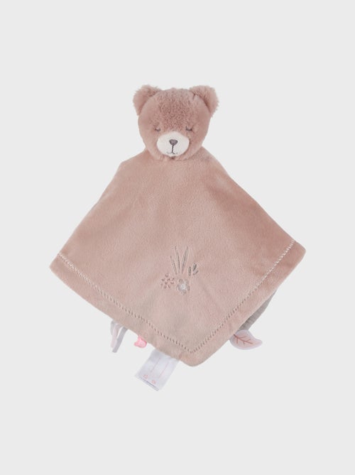 Doudou Ours réversible Jour & Nuit – Orso Noukie's - Kiabi
