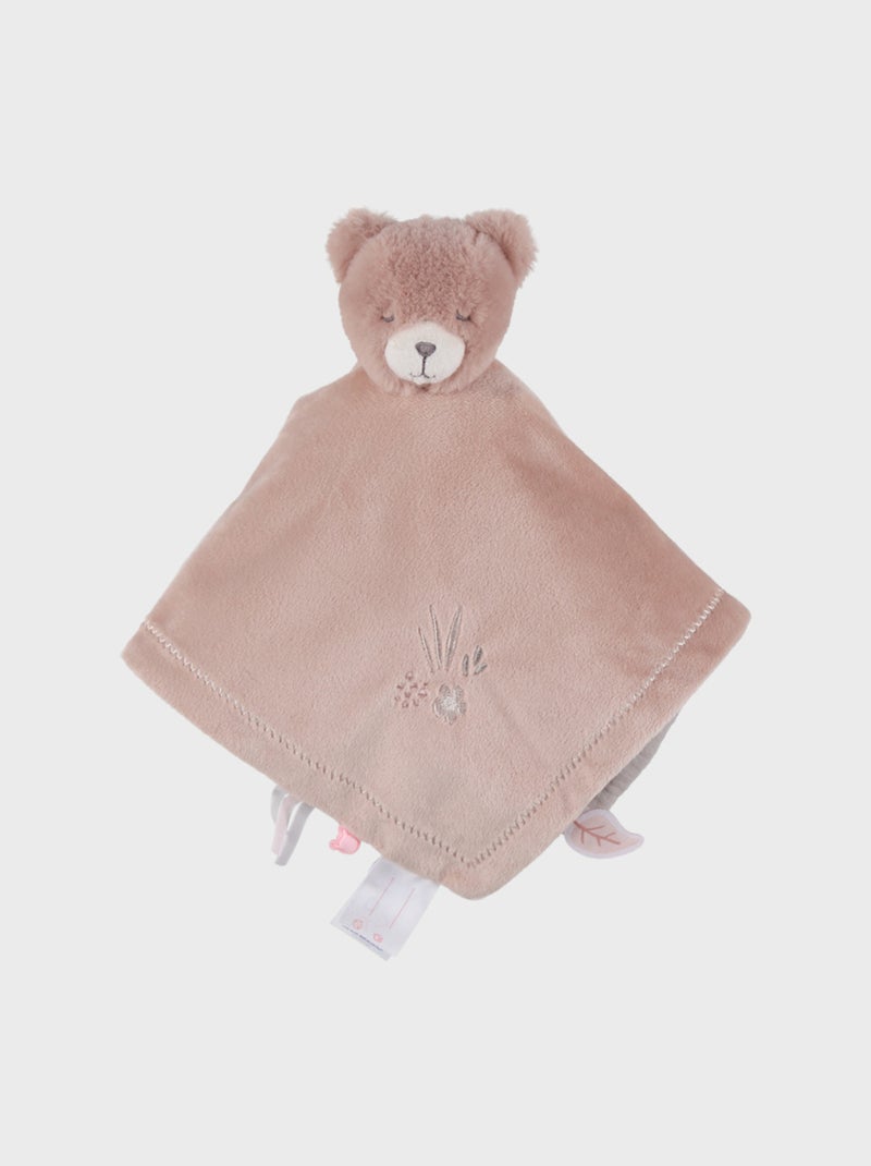 Doudou Ours réversible Jour & Nuit – Orso Noukie's Rose - Kiabi