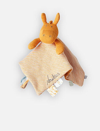 Doudou Paco en coton bio, ocre Noukie's