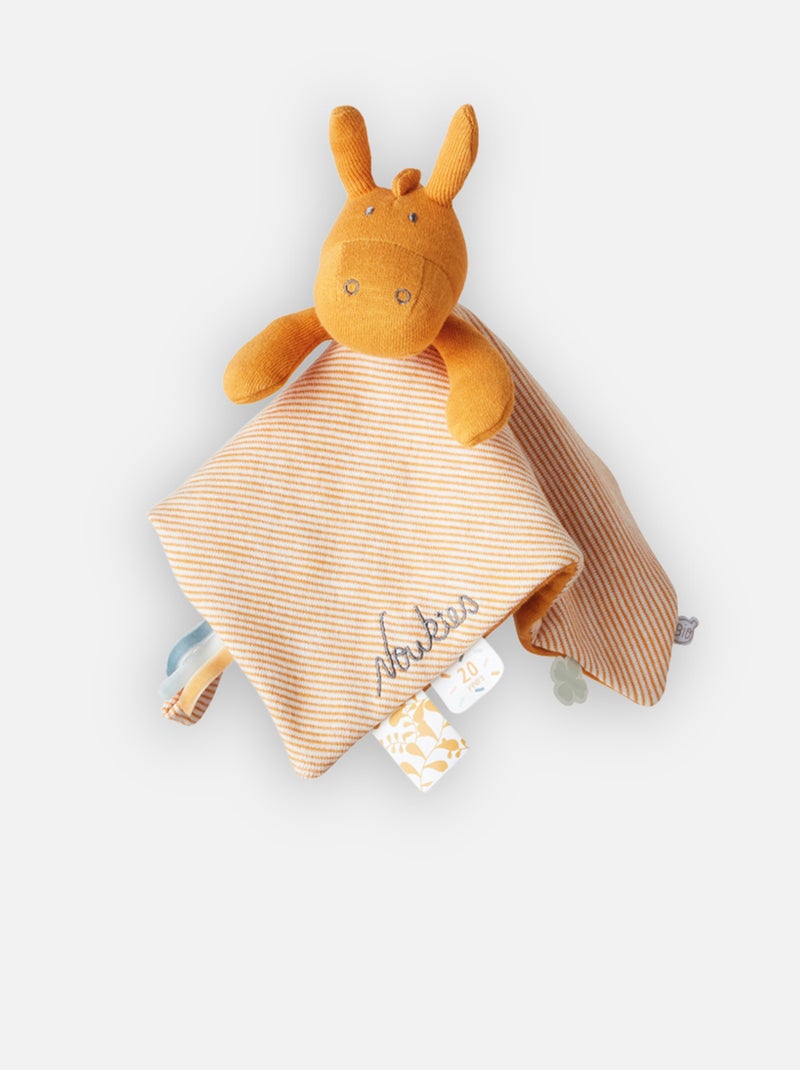 Doudou Paco en coton bio, ocre Noukie's Jaune - Kiabi