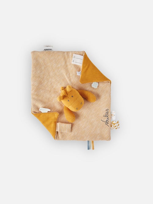 Doudou Paco en coton bio, ocre Noukie's - Kiabi