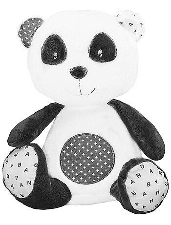 Doudou panda en velours - SAUTHON