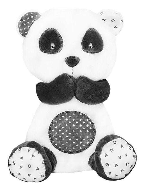 Doudou Babynat Panda Blanc Plat - P'tit Panda