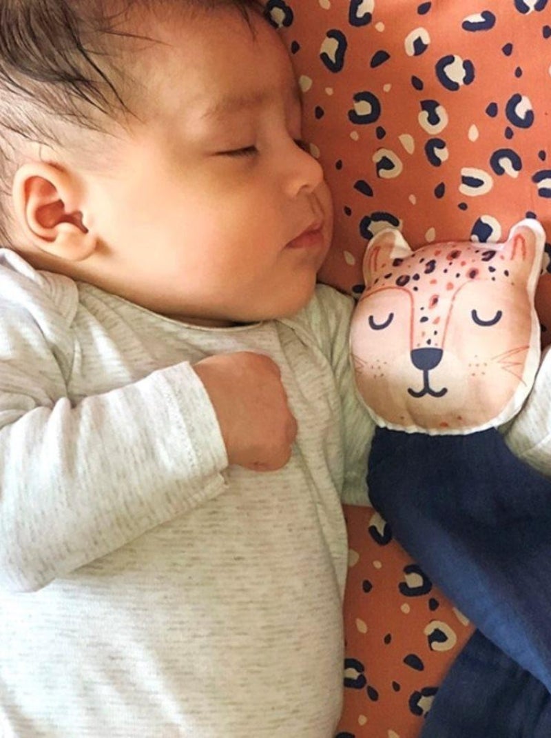 Doudou Panthère Bio Made in France Bleu marine - Kiabi