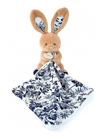 Doudou Pantin Lapin bleu marine
