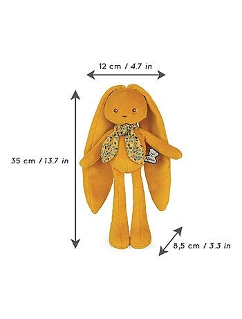 Doudou Pantin Lapin Ocre - 35 Cm