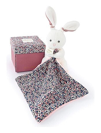 Doudou Pantin Lapin rose