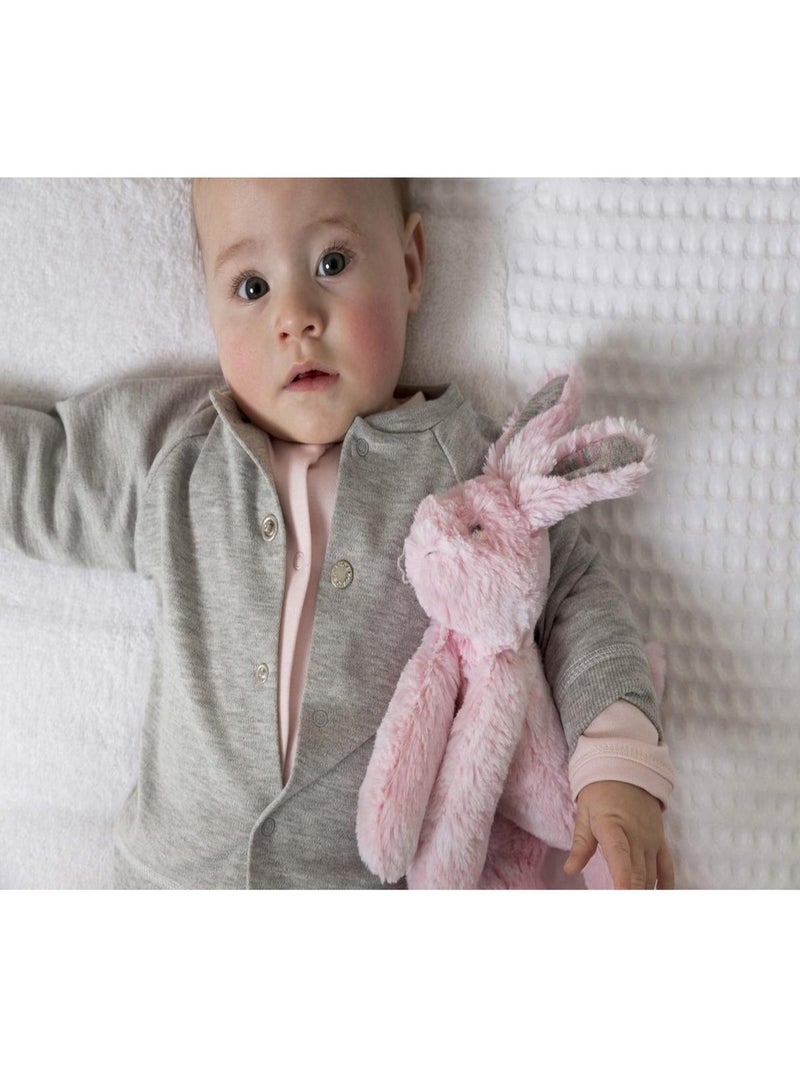Doudou peluche lapin Rivoli 26 cm Rose - Kiabi