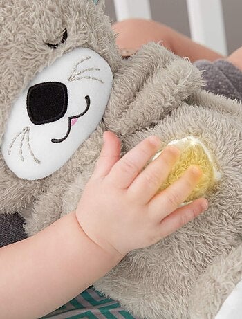 Doudou Peluche Loutre Sommeil avec mouvement respiratoire et musique