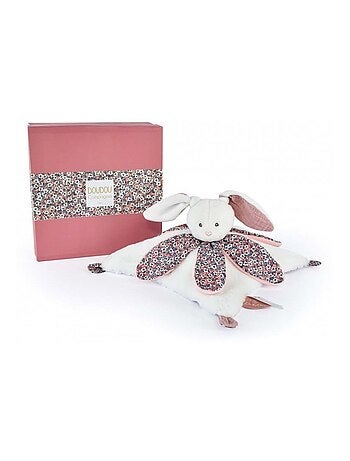 Doudou pétale lapin rose