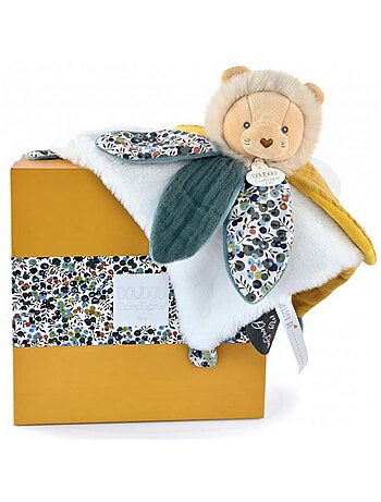 Doudou pétale lion blanc