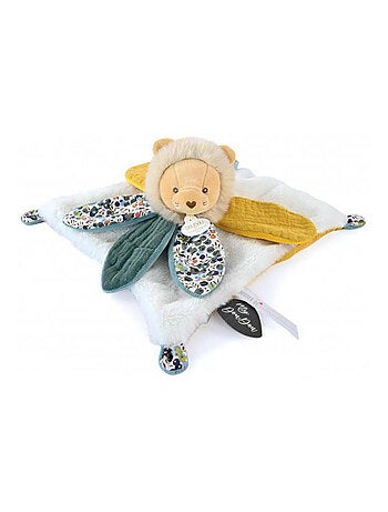 Doudou pétale lion blanc