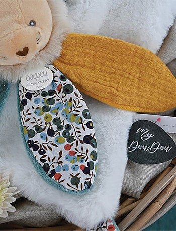 Doudou pétale lion blanc