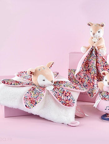 Doudou pétale polyester collection BOH'AIME Faon