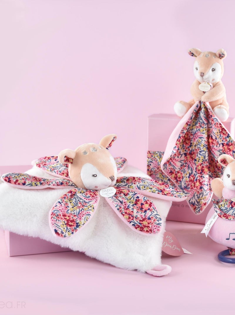 Doudou pétale polyester collection BOH'AIME Faon Multicolore - Kiabi