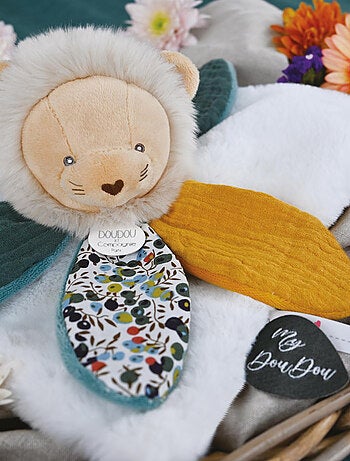 Doudou pétale polyester collection BOH'AIME Lion