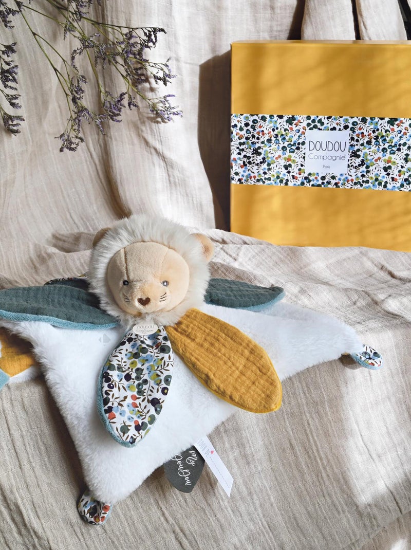 Doudou pétale polyester collection BOH'AIME Lion Multicolore - Kiabi