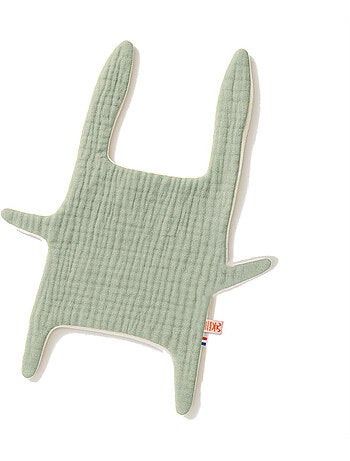 Doudou Plat en Coton Bio Fraise