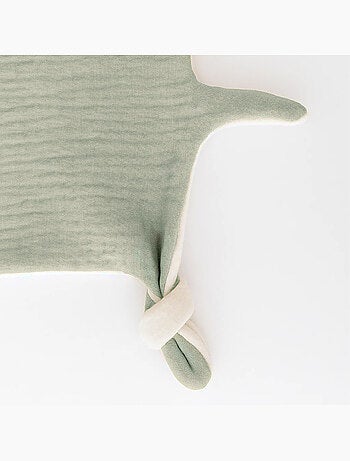Doudou Plat en Coton Bio Fraise