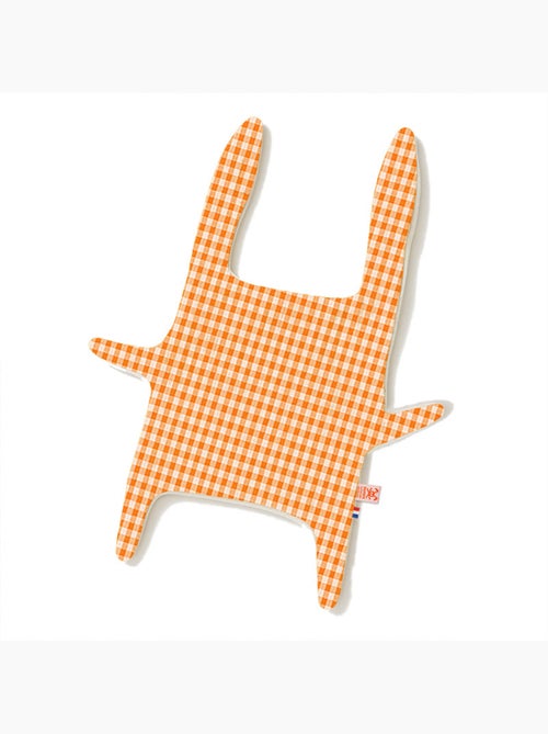 Doudou Plat en Coton Bio Vichy - Kiabi