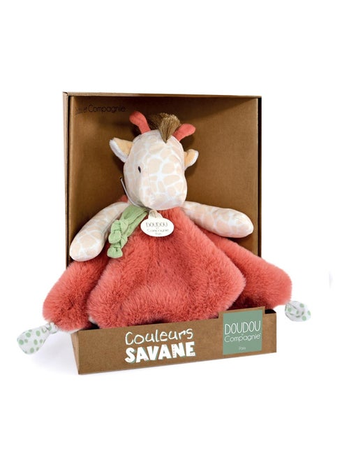 Doudou plat Girafe 25 cm - Kiabi
