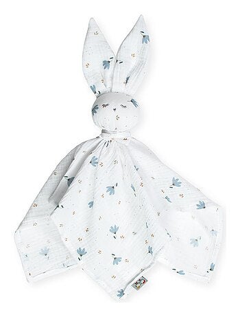 Doudou plat Lapin Bleuet SEVIRA KIDS