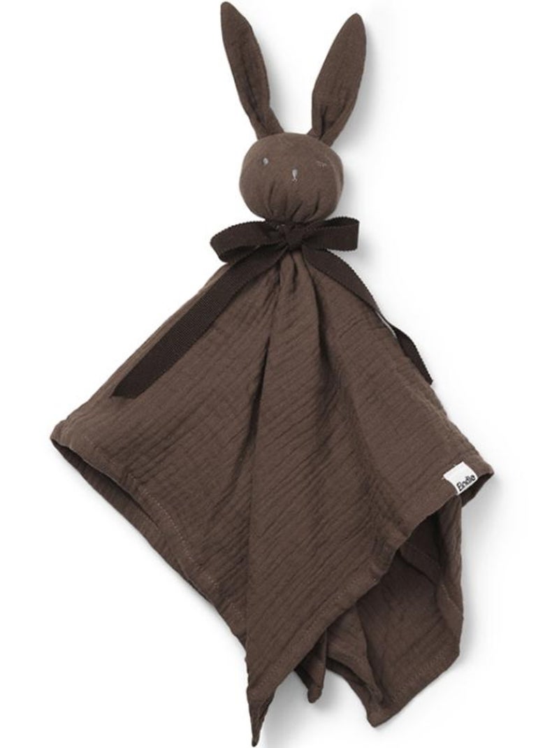 Doudou plat lapin Blinkie Coco chocolat Marron - Kiabi