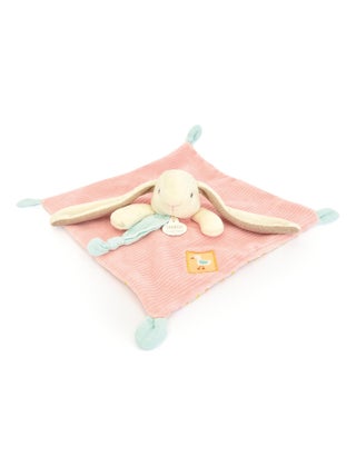 Doudou plat lapin Ciboulette polyester collection DANS MON JARDIN