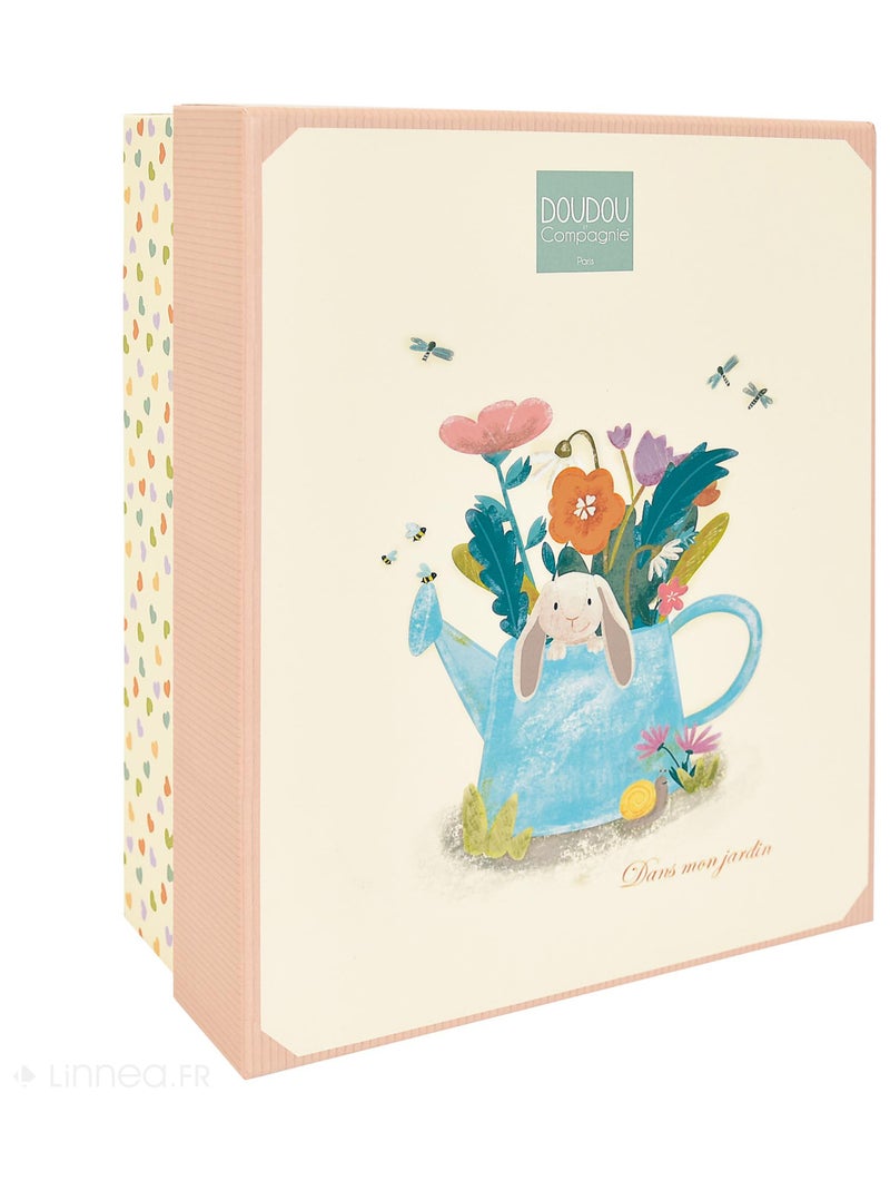 Doudou plat lapin Ciboulette polyester collection DANS MON JARDIN Multicolore - Kiabi