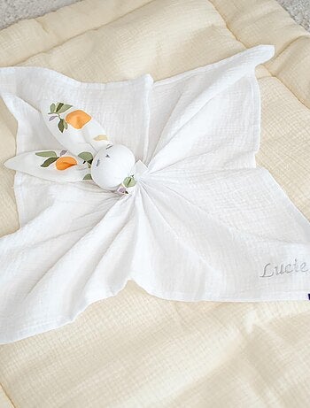 Doudou plat Lapin Clem SEVIRA KIDS