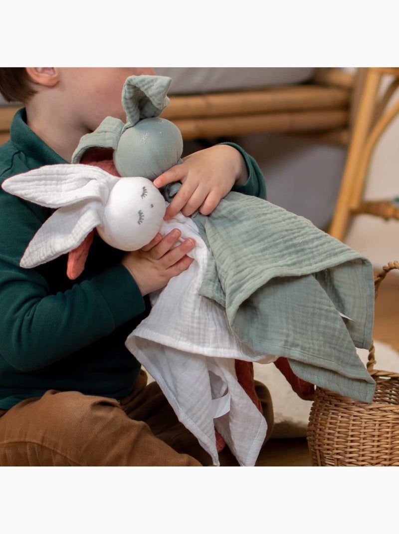 Doudou plat Lapin  Melody SEVIRA KIDS Multicolore - Kiabi