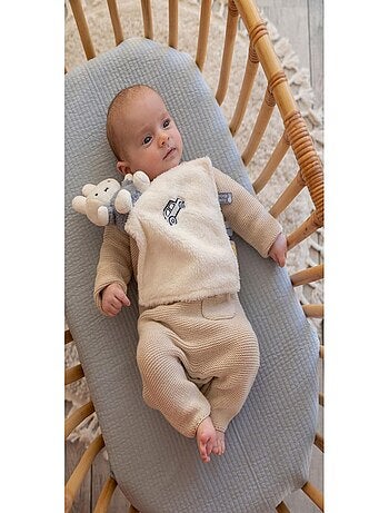 Doudou plat Miffy - Fluffy