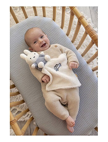 Doudou plat Miffy - Fluffy