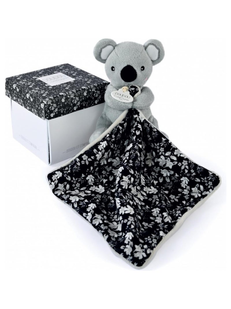 Doudou plat pantin Koala Boh'aime (12 cm) Noir - Kiabi