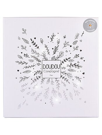Doudou plat pétales Ours 25 cm